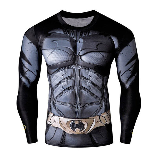 T-SHIRT MMA RASHGUARD BATMAN