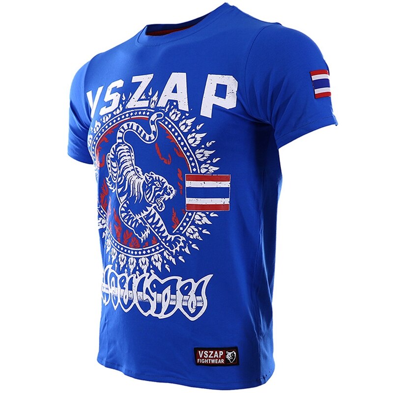 T-SHIRT MUAY THAI BLUE TIGER
