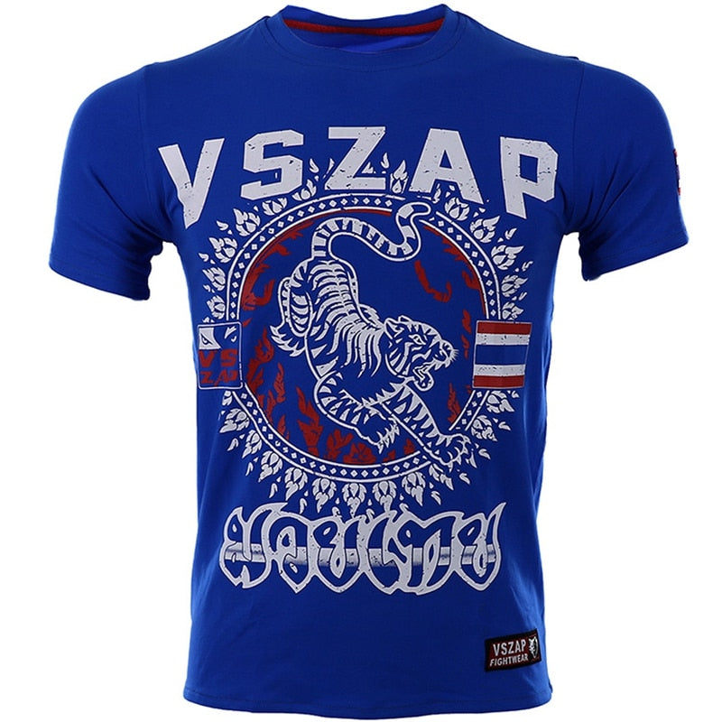 T-SHIRT MUAY THAI BLUE TIGER