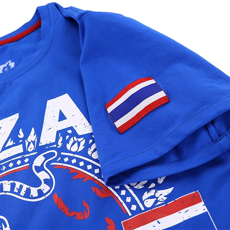 T-SHIRT MUAY THAI BLUE TIGER