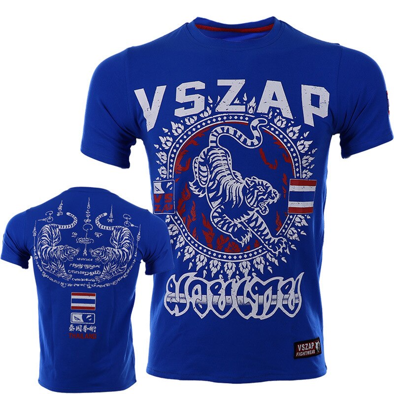 T-SHIRT MUAY THAI BLUE TIGER