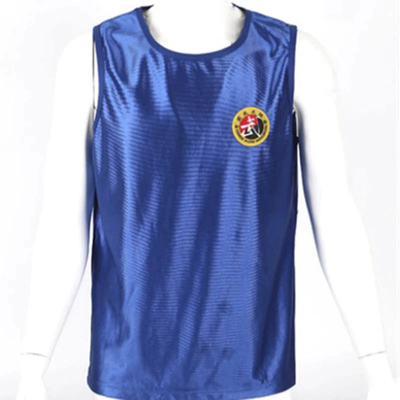 TENUE BOXE DRAGON BLEU