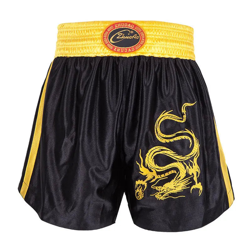 TENUE BOXE DRAGON NOIR