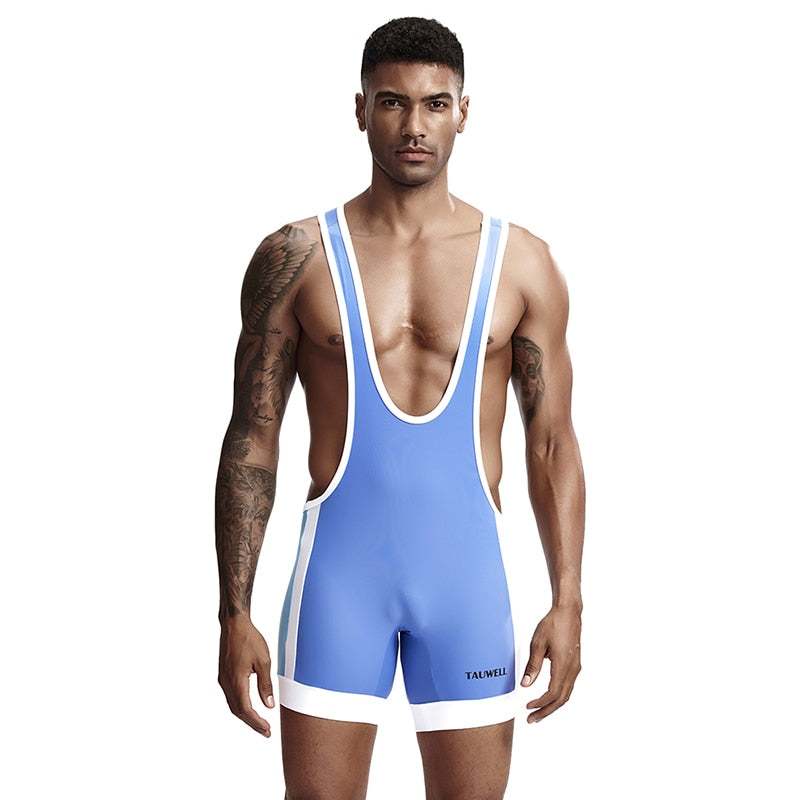 TENUE DE LUTTEUR SKY BLUE