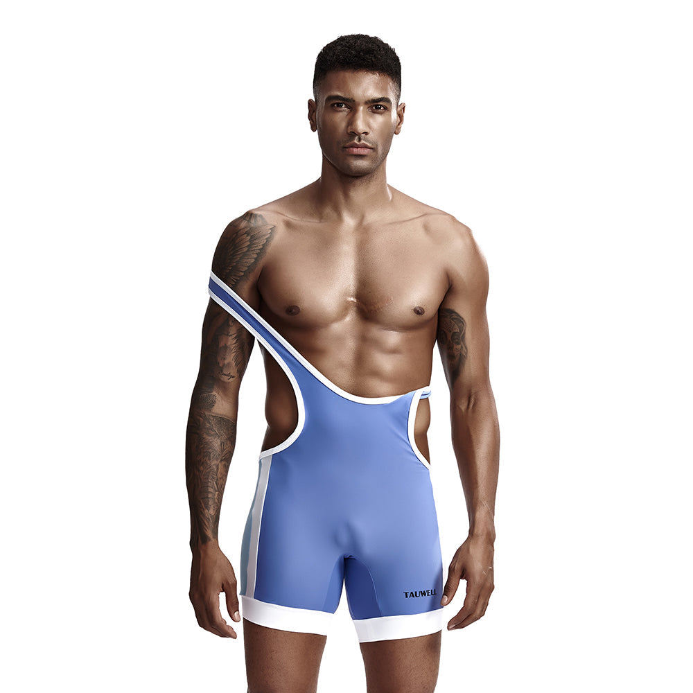 TENUE DE LUTTEUR SKY BLUE