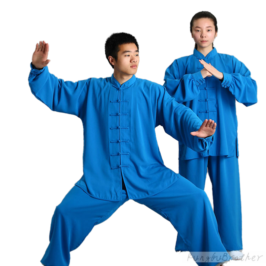 TENUE KUNG FU TRADITIONNELLE BLEU
