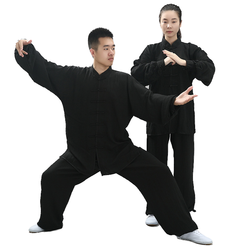TENUE KUNG FU TRADITIONNELLE NOIRE