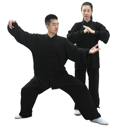 TENUE KUNG FU TRADITIONNELLE NOIRE