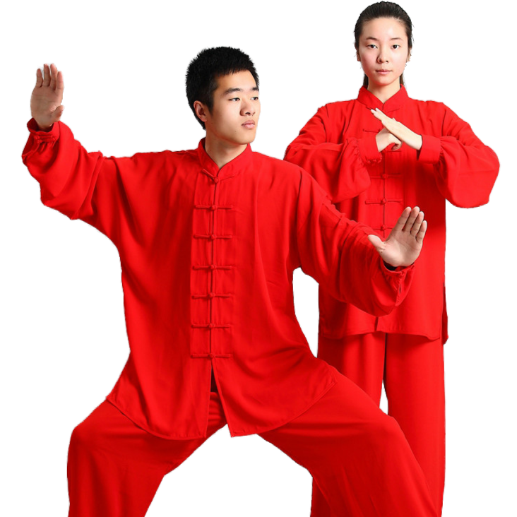 TENUE KUNG FU TRADITIONNELLE ROUGE