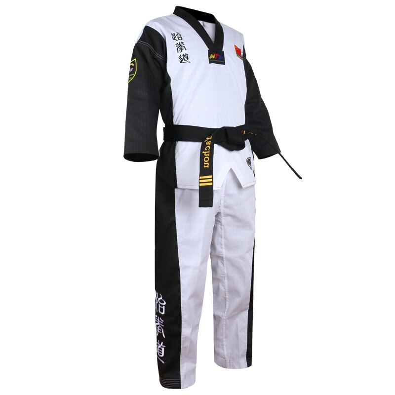 TENUE TAEKWONDO COL NOIR