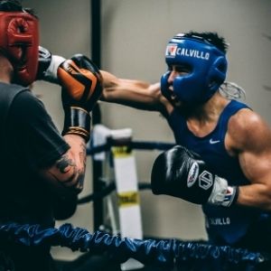 Boxeur sparring