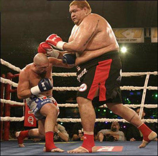 Boxer plus grand que soi