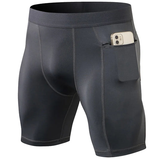 SHORT DE COMPRESSION GRIS