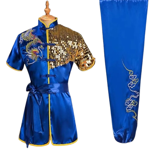 TENUE TRADITIONNELLE DRAGON BLEU