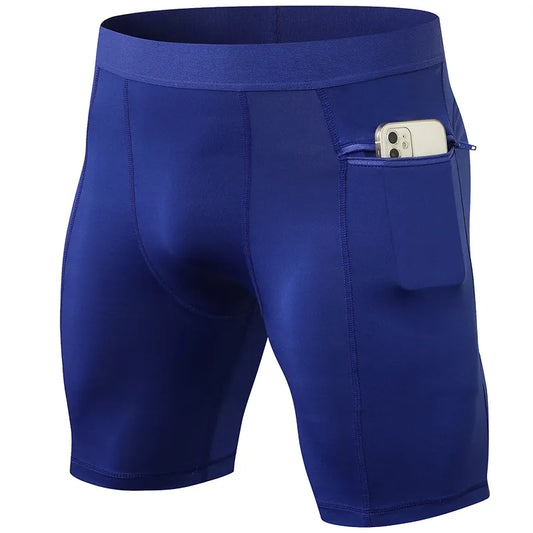 SHORT DE COMPRESSION BLEU