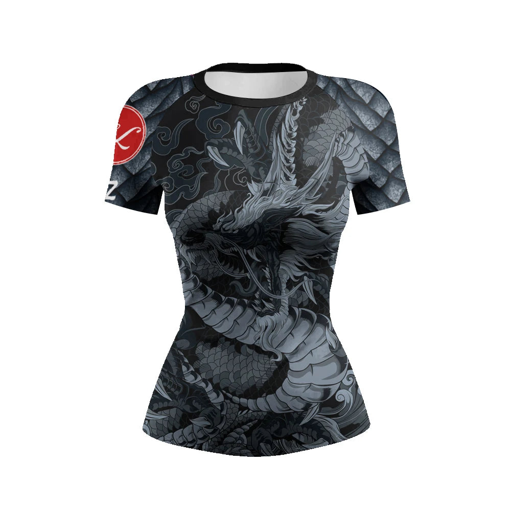 T SHIRT COMPRESSION FEMME DRAGON