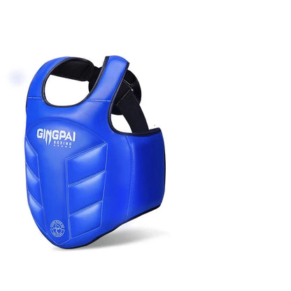 Plastron de Sparring Bleu – Protection Entraînement Boxe & MMA