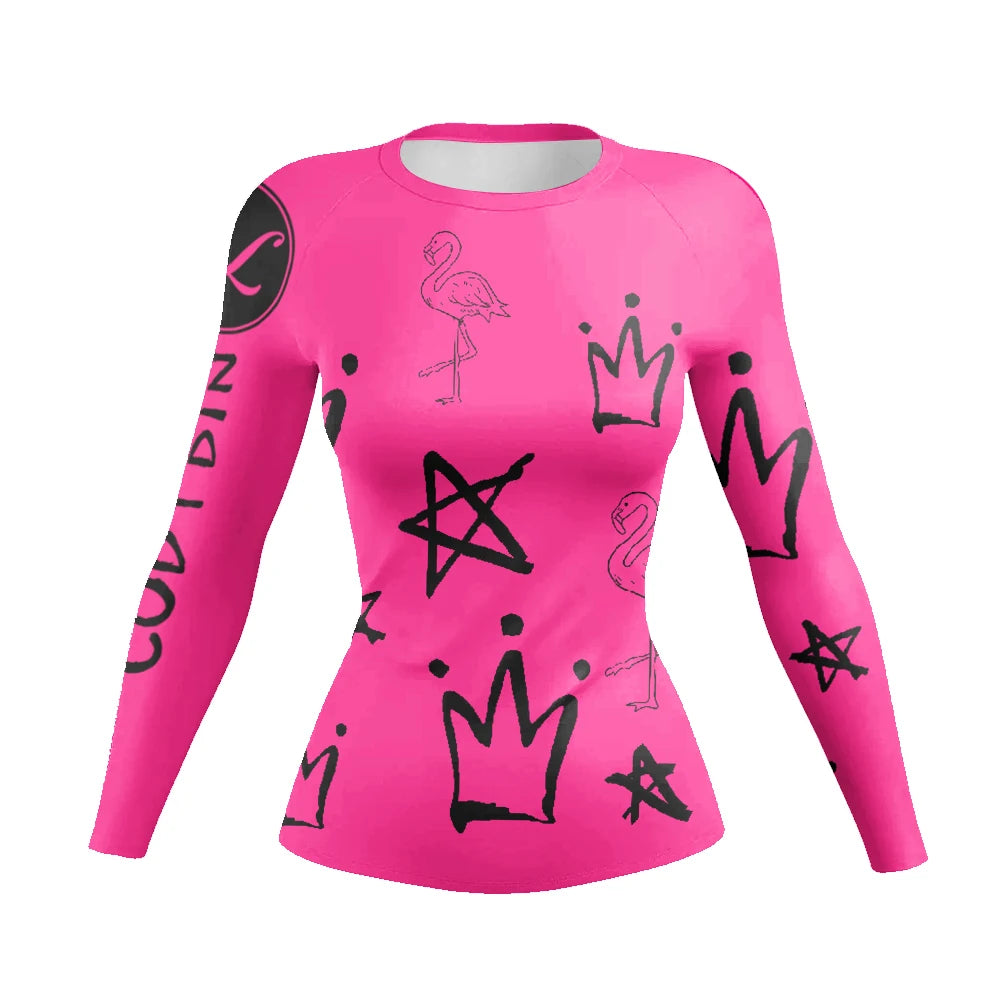 RASHGUARD FEMME STARS