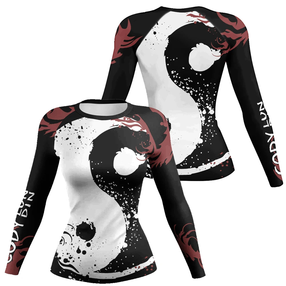 RASHGUARD FEMME YING YANG