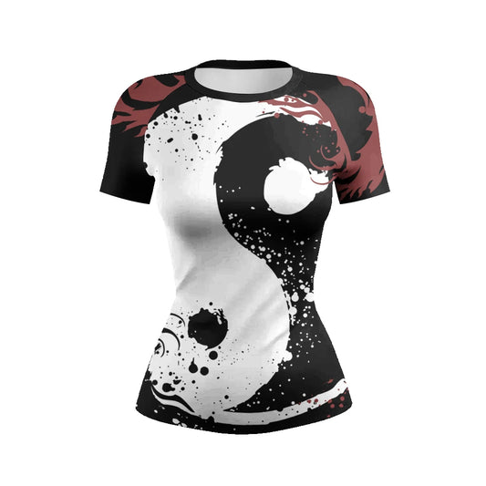 T SHIRT COMPRESSION FEMME¨YING YANG