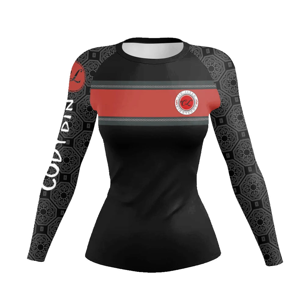 RASHGUARD FEMME SCARLET