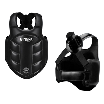 Plastron de Sparring Noir – Protection Entraînement Boxe & MMA