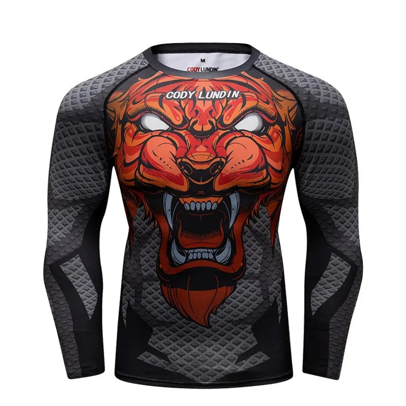 MMA RASHGUARD BEAST