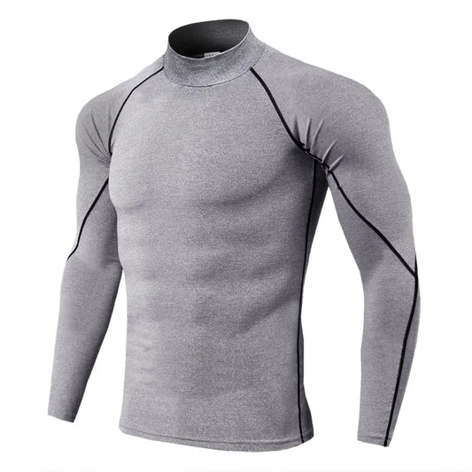 T-SHIRT DE COMPRESSION GRIS