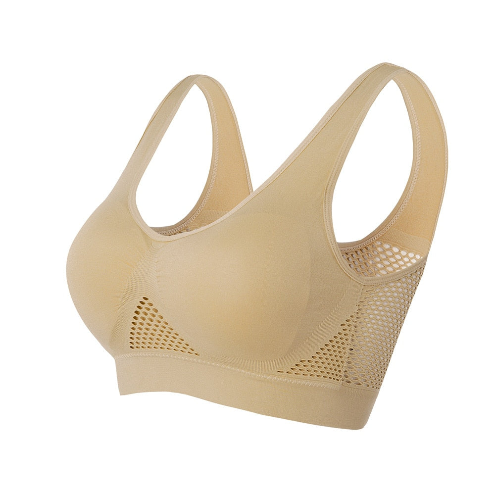 BRASSIÈRE DE SPORT BEIGE