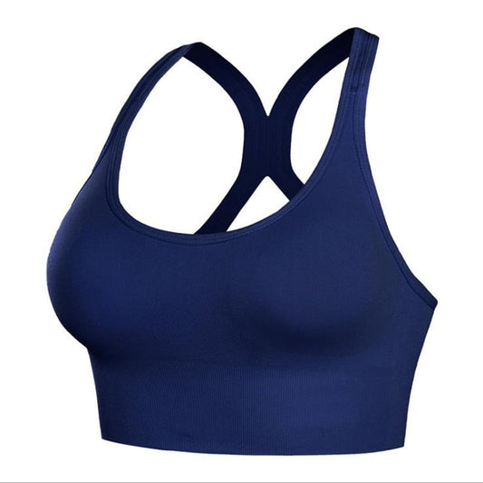 BRASSIÈRE DE SPORT ESSENTIAL IMPACT DARK BLUE