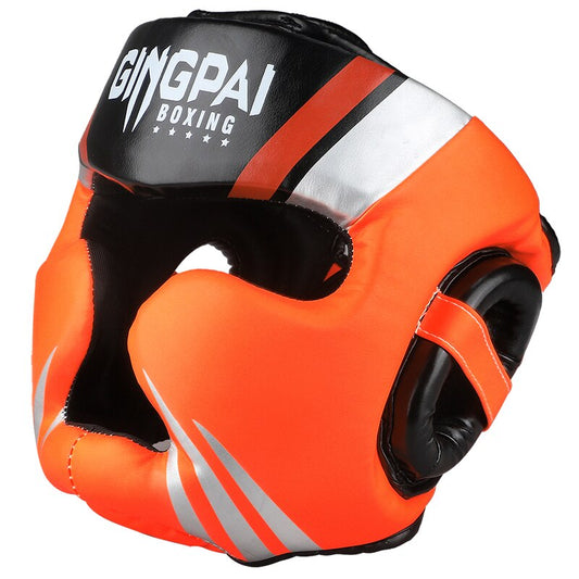 CASQUE DE BOXE ORANGE