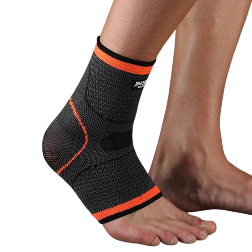 CHEVILLÈRE DE SPORT COMPRESSION ORANGE