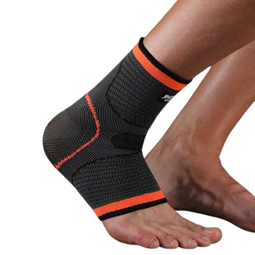 CHEVILLÈRE DE SPORT COMPRESSION ORANGE