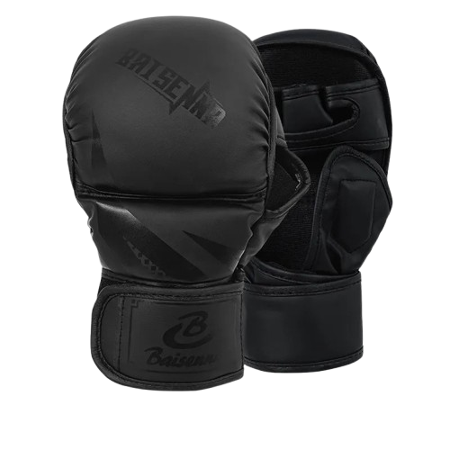 MMA GLOVES FLYING BLACK