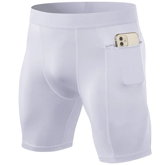 SHORT DE COMPRESSION BLANC