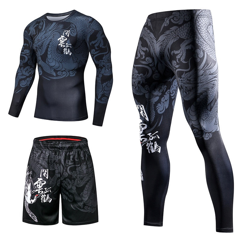 Ensemble de mma sportif