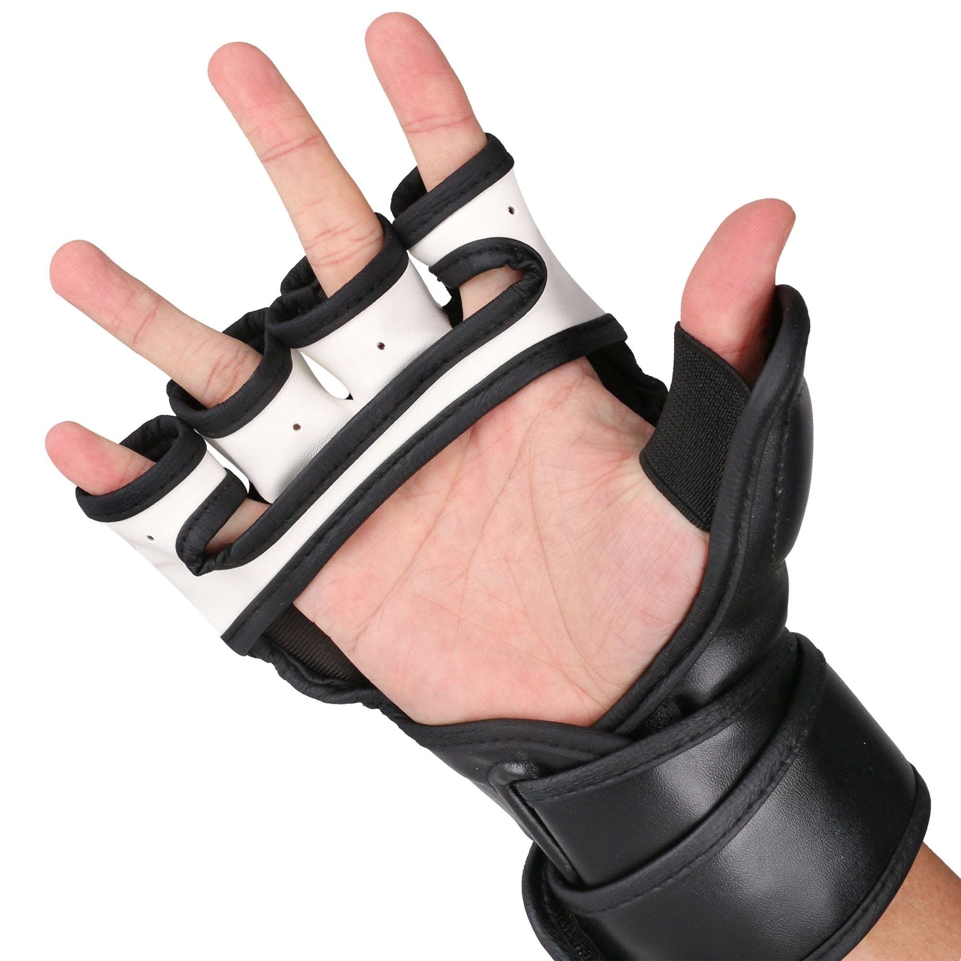 GANTS DE MMA HIGH BLANC NOIR