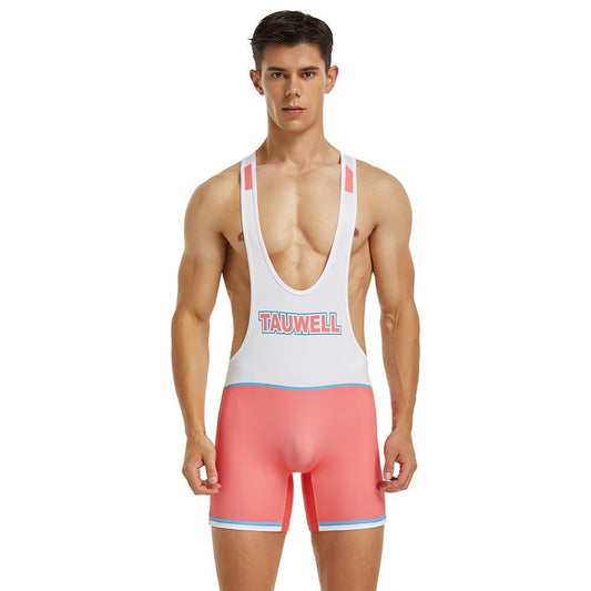 MAILLOT DE LUTTE ROSE