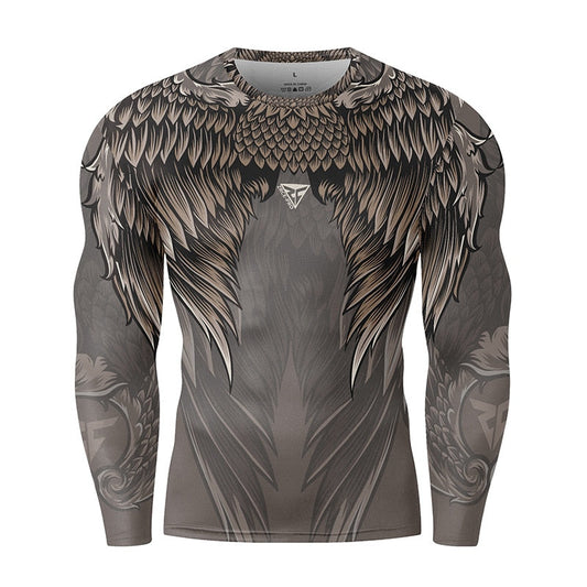 BROWN EAGLE MMA RASHGUARD