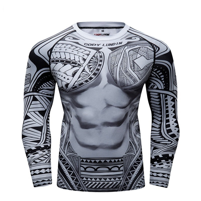 RASHGUARD MMA METALLIC