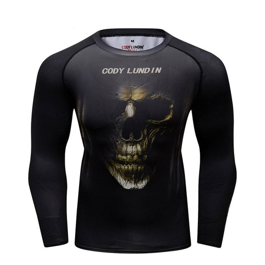 RASHGUARD MMA SKULL