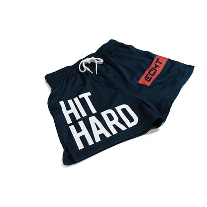 HIT HARD BLUE BOXING SHORTS