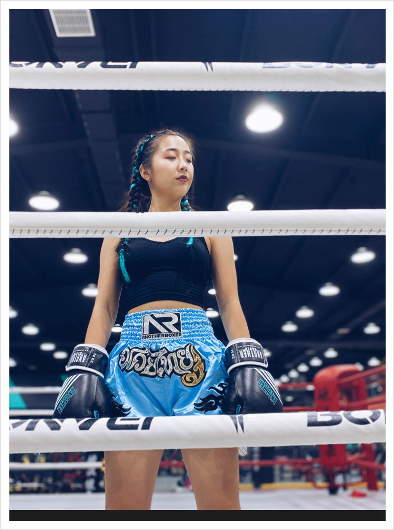 Short De Muay Thai Unisexe - Taille élastique - Tissu Respirant - Pour MMA, Entraînement - Tailles M à XXL