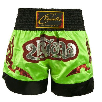 SHORT BOXE THAI FIGHT FLUO