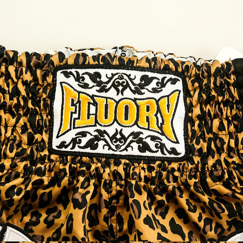 Short muay thai motif de léopard