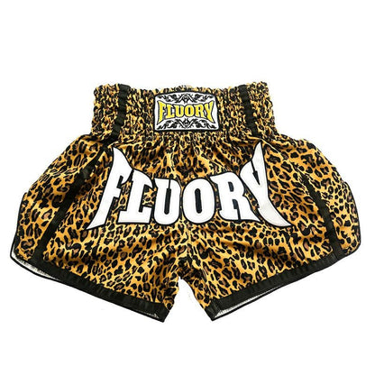 Short de boxe tjhai motif leopard
