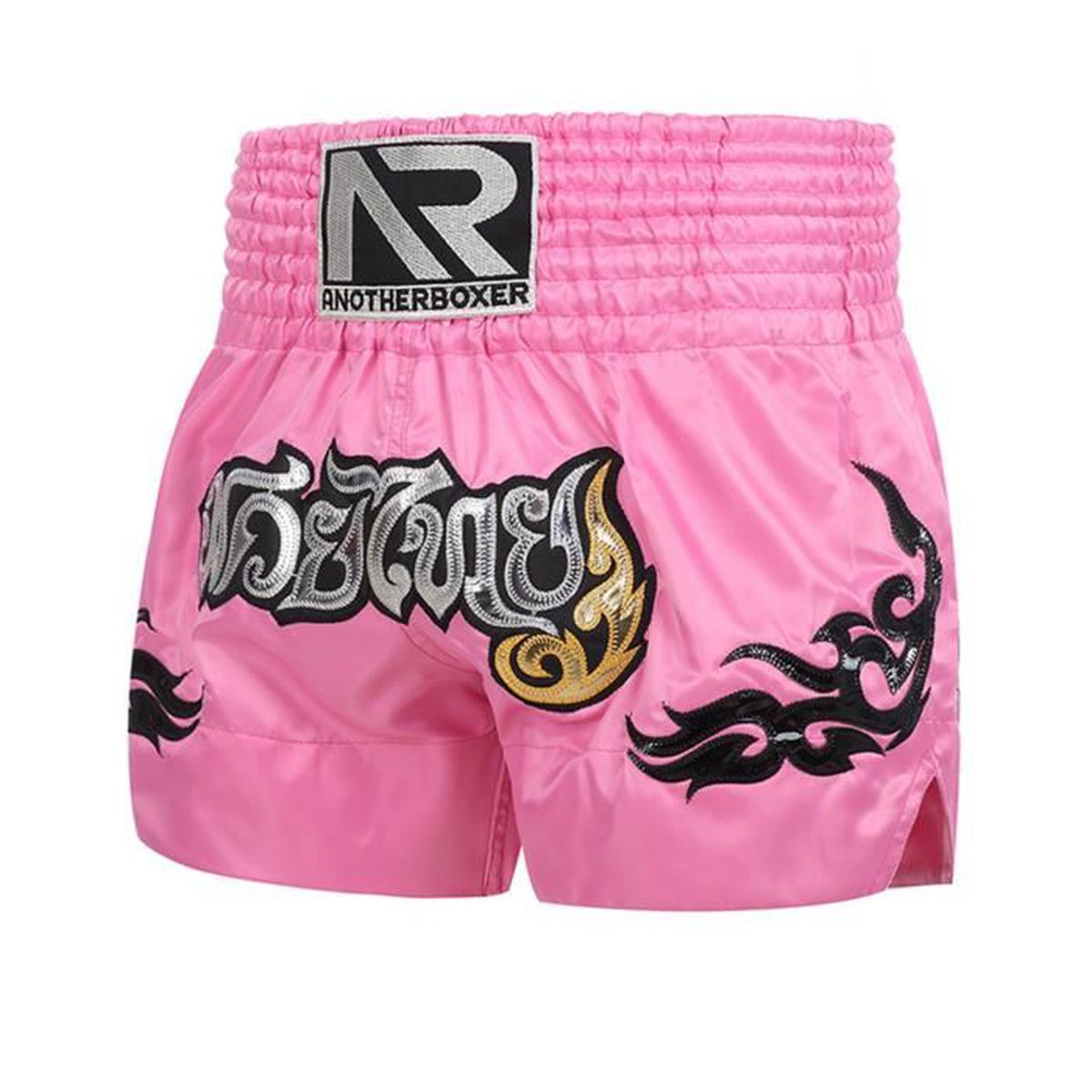 Short de boxe thai rose 
