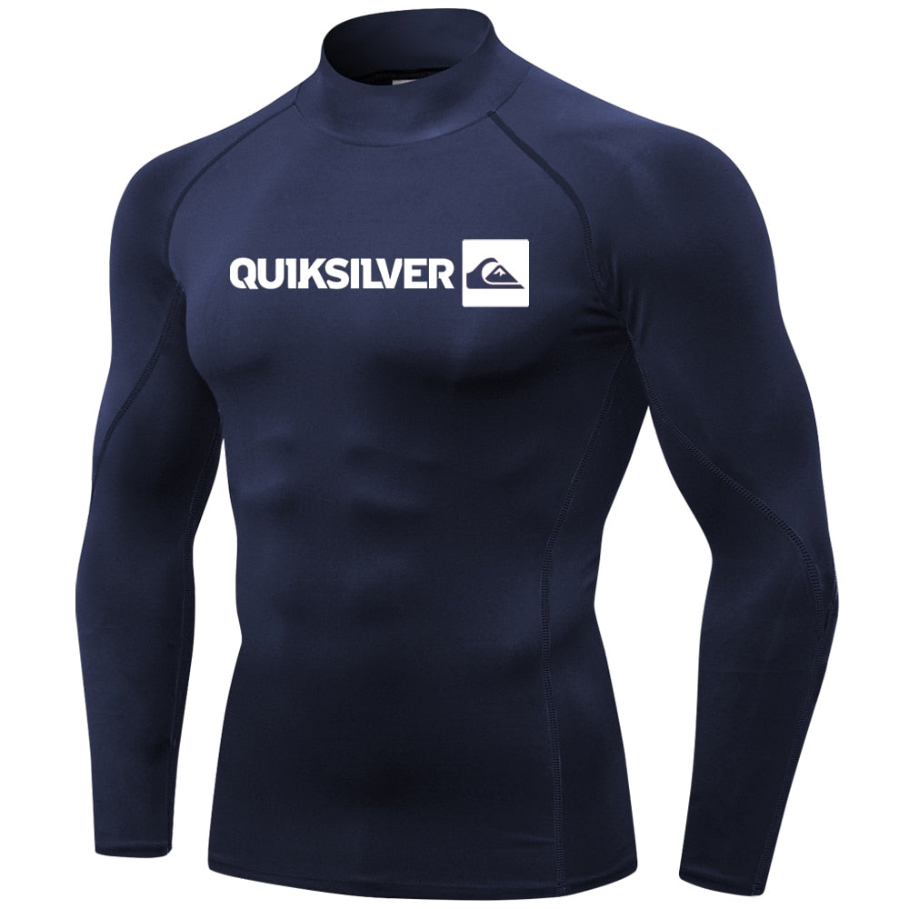 T-SHIRT DE COMPRESSION QUIKSILVER DARK BLUE