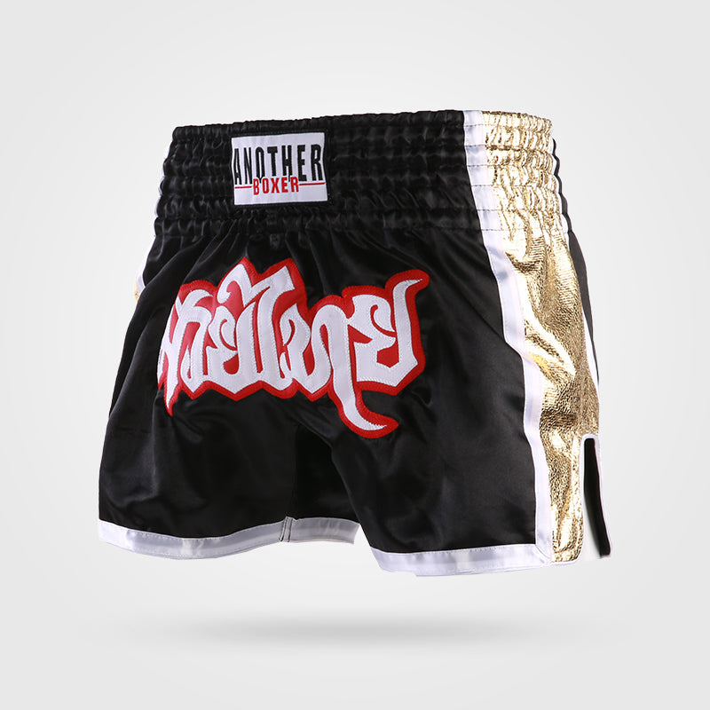 SHORT MUAY THAI COMBAT NOIR