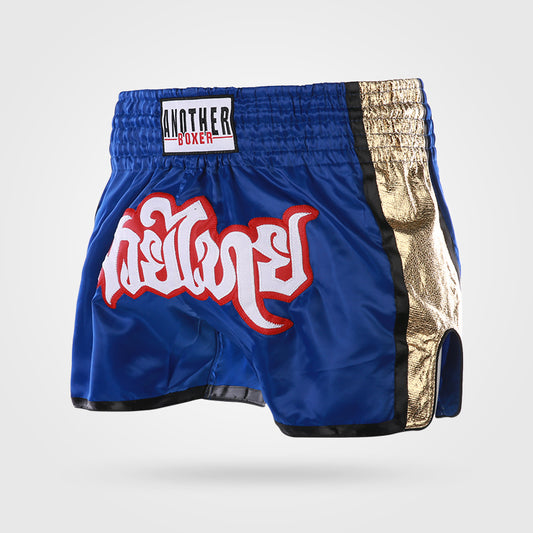 SHORT BOXE THAI COMBAT BLEU